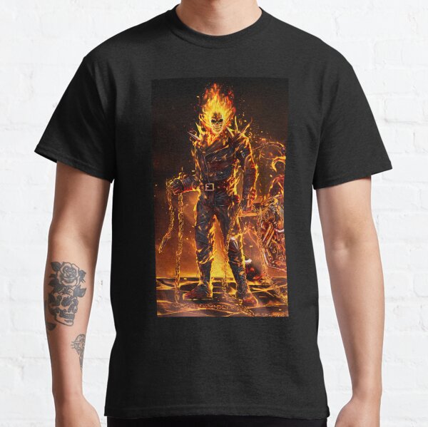 Ghost Rider The Fire Man Beautiful Hot Designs Classic T-Shirt