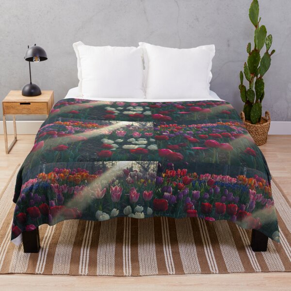 Item preview, Cool Colorful Tulip Garden designed and sold by thegraypocket.