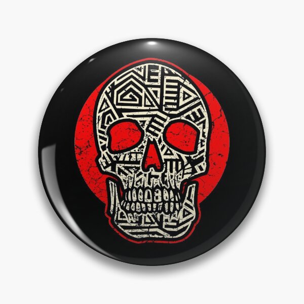 Item preview, Aztec skull designed and sold by Mila1946.