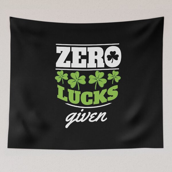 Item preview, Zero lucks given Shamrock Cloverleaf  designed and sold by 2blackcherries.