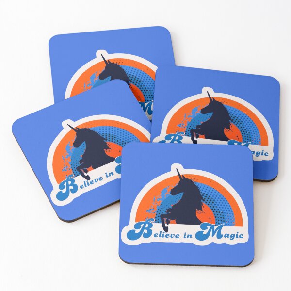 Item preview, Believe in Magic Unicorn Retro Design designed and sold by Alondra.