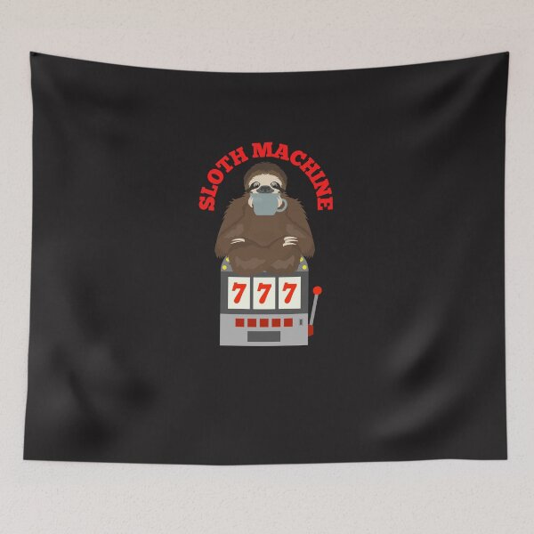 Item preview, Cute Funny Sloth Machine designed and sold by laiwole.