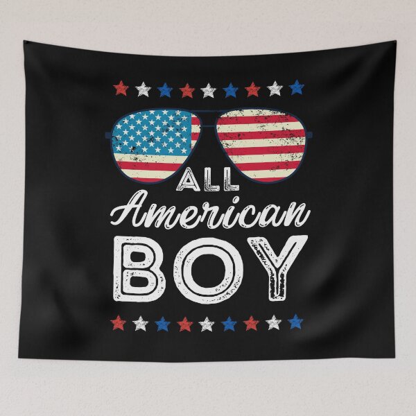 Item preview, All American Boy Patriotic 4th of July designed and sold by ZavageDesigns.