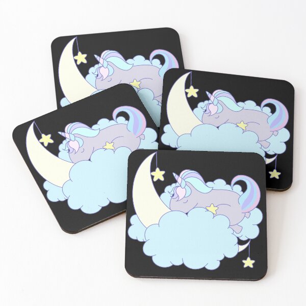 Item preview, Unicorn Dreaming | Colourful Unicorn | Funny Unicorn Sleeping designed and sold by TheHappyDoodler.