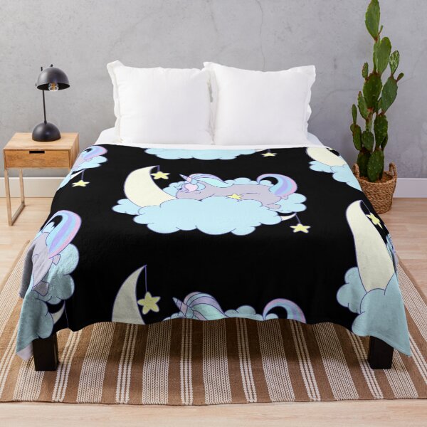 Item preview, Unicorn Dreaming | Colourful Unicorn | Funny Unicorn Sleeping designed and sold by TheHappyDoodler.