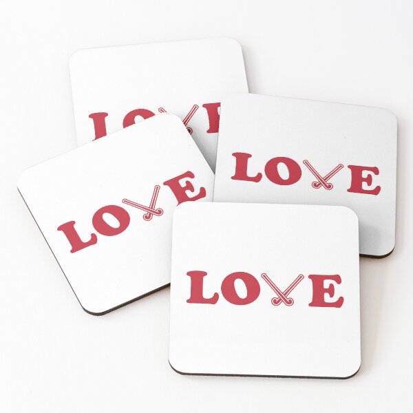 Item preview, I Love Field Hockey Red designed and sold by cmd-art.