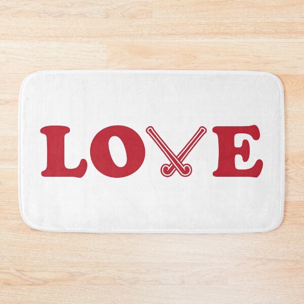 Item preview, I Love Field Hockey Red designed and sold by cmd-art.