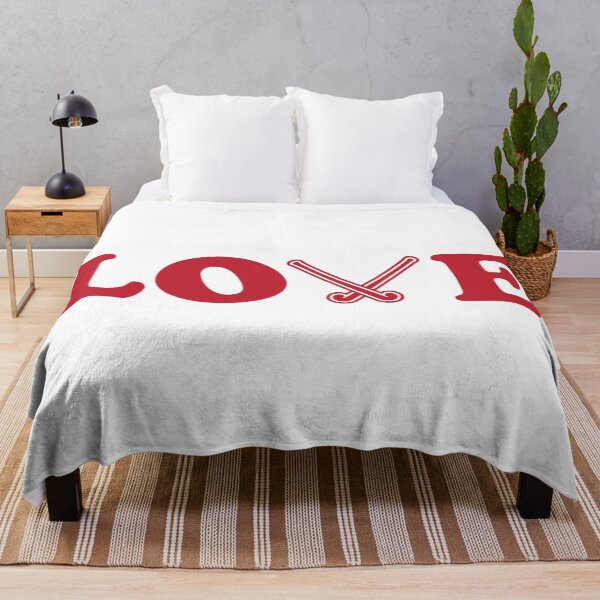 Item preview, I Love Field Hockey Red designed and sold by cmd-art.