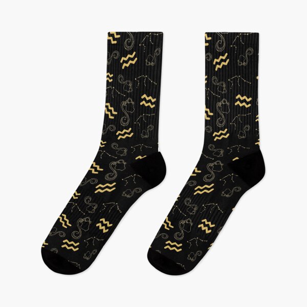 Item preview, Zodiac Pattern - Aquarius (Black) designed and sold by Littlebop.