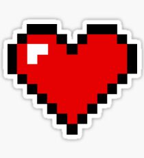 8-Bit Heart Sticker