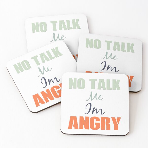 Item preview, No talk me im angry,  Awesome gift for your friends  designed and sold by abdelhak2005.