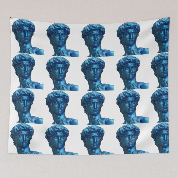 Item preview, Blue Metal David Sculpture designed and sold by voxelremesh.