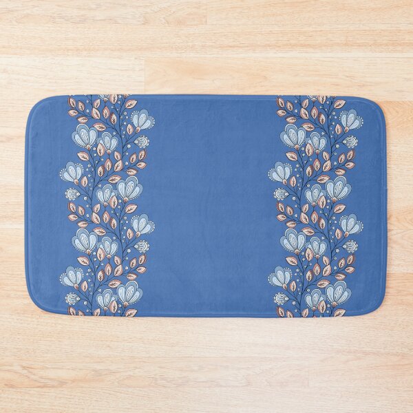 Item preview, Colored Striped Pattern with Vintage Floral Motifs designed and sold by lissantee.