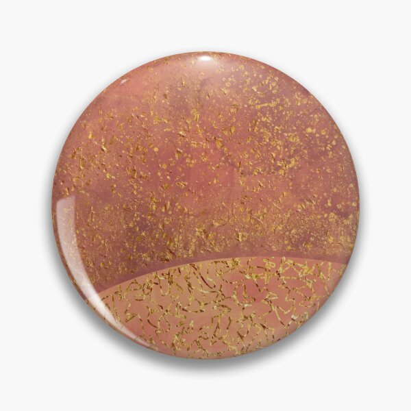 Item preview, View From Mars Red Planet Landscape Gold Metallic Muted designed and sold by SparrowsEndArt.