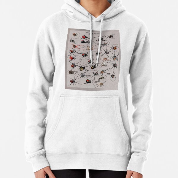 Widow spiders (genus Latrodectus) Pullover Hoodie