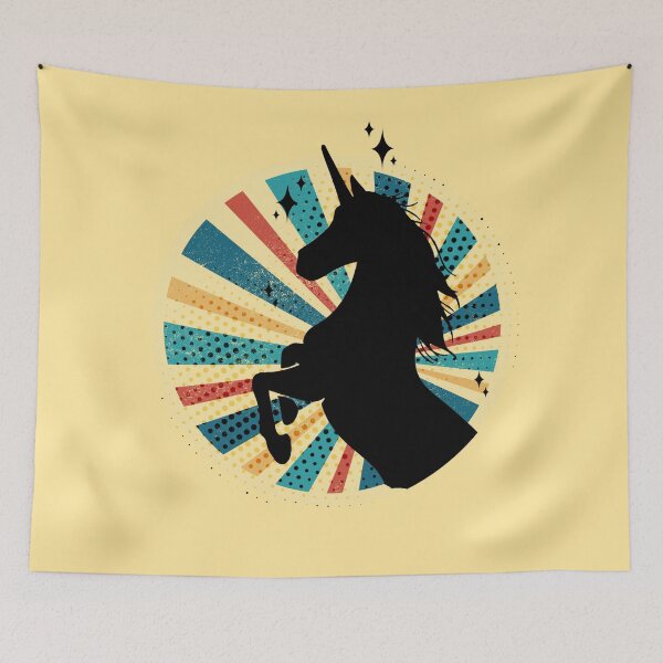 Item preview, Retro Unicorn Silhouette  designed and sold by Alondra.
