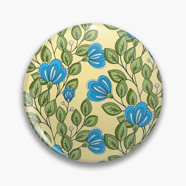 Item preview, Colored Pattern with Vintage Floral Motifs designed and sold by lissantee.