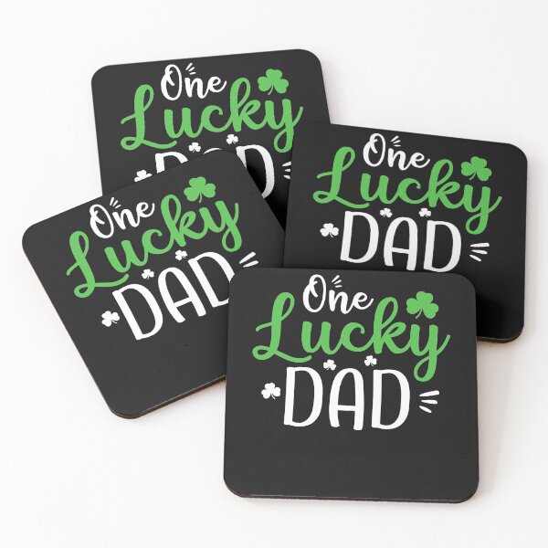 Item preview, One Lucky Dad Shirt, St Patricks Day Funny Daddy Gift designed and sold by goodmorningsir.