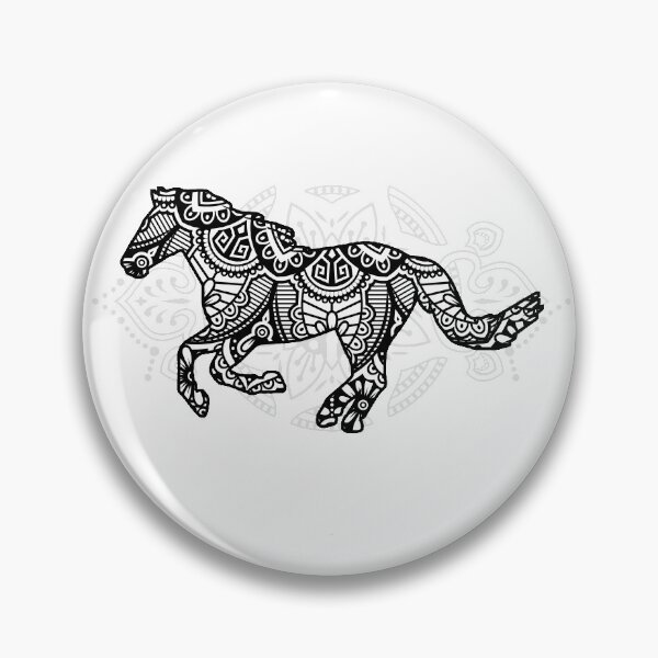 Item preview, Horse mandala art designed and sold by Donaatelle.