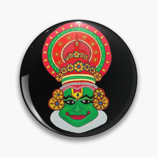 Item preview, Kathak dancer face, kathak dancer gift designed and sold by HariniArts.