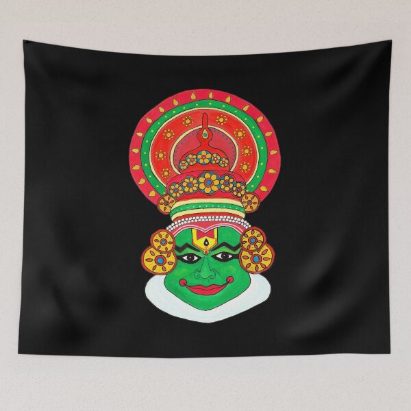 Item preview, Kathak dancer face, kathak dancer gift designed and sold by HariniArts.