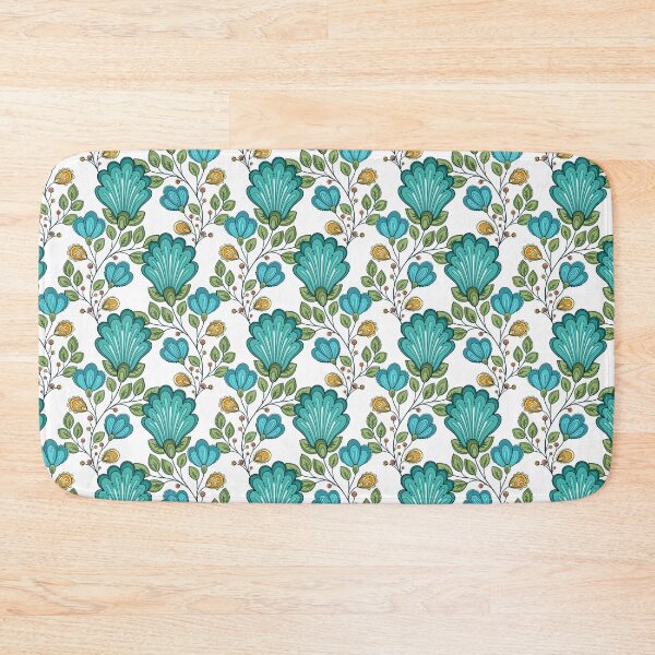 Item preview, Colored Pattern with Vintage Floral Motifs designed and sold by lissantee.