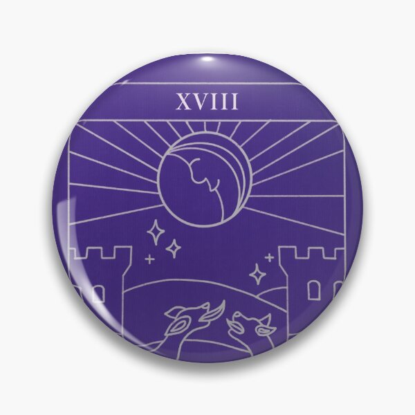 Artikelvorschau, La Lune (Der Mond) Tarotkarte XVIII entworfen und verkauft von frnknsteinn.