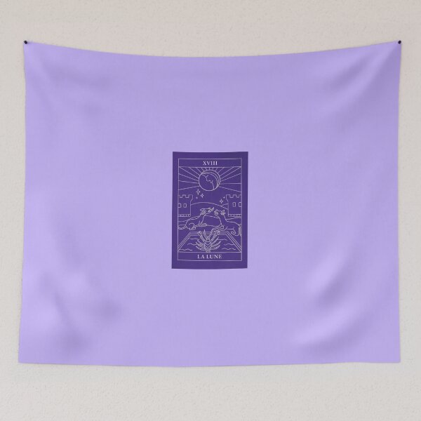 Item preview, La Lune (The Moon) Tarot Card XVIII designed and sold by frnknsteinn.