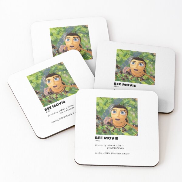 Item preview, the bee movie minimal movie poster designed and sold by cool stickerz.