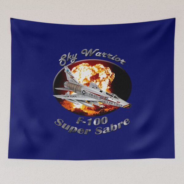 Item preview, F-100 Super Sabre Sky Warrior designed and sold by hotcarshirts.