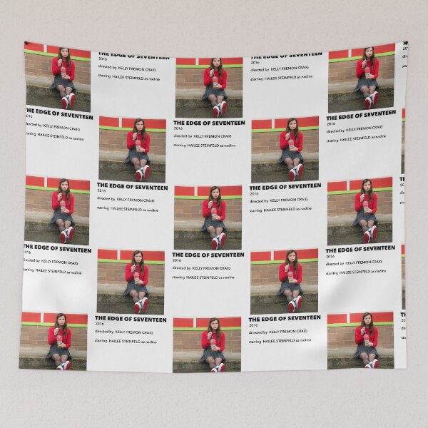 Item preview, the edge of seventeen minimal movie poster designed and sold by cool stickerz.