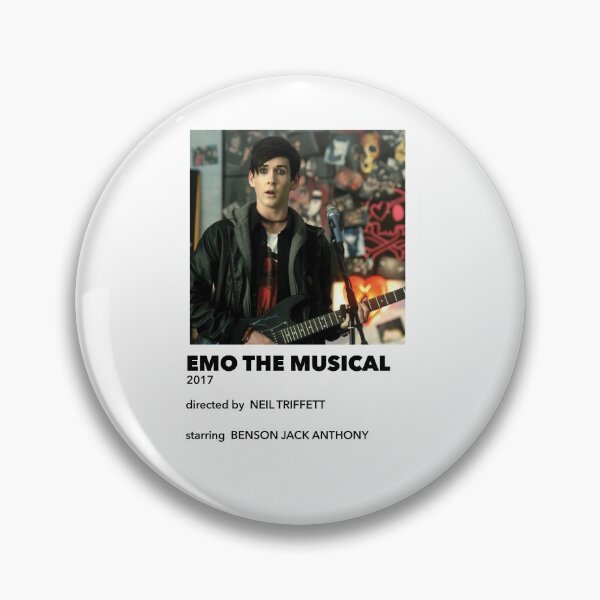 Artikelvorschau, Emo das musikalische Minimal-Filmplakat entworfen und verkauft von cool stickerz.