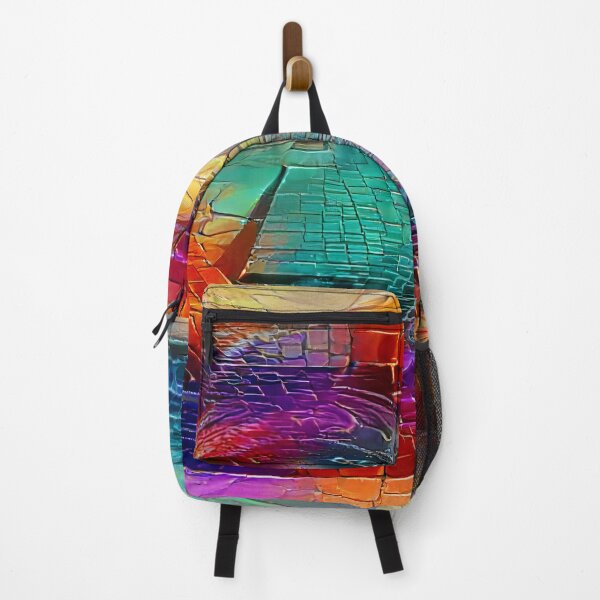 Item preview, Rainbow One-Dollar Bill | Colorful AI-Generated Art designed and sold by Canavas.