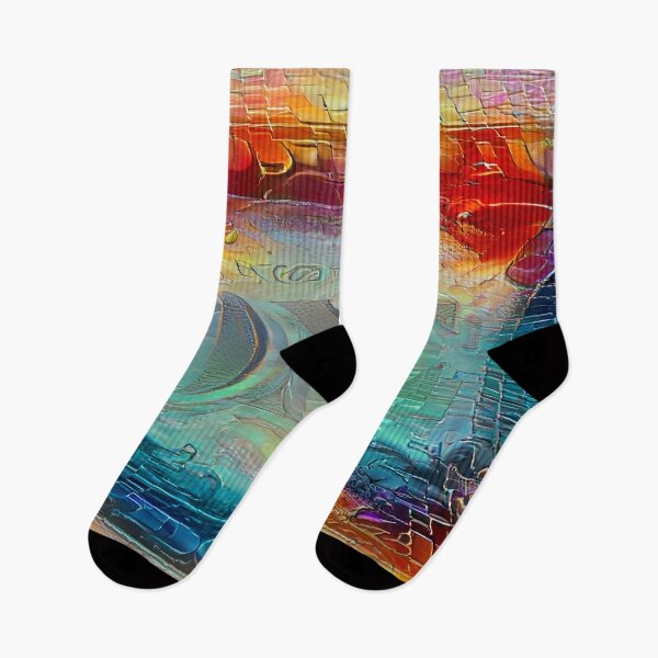 Item preview, Rainbow One-Dollar Bill | Colorful AI-Generated Art designed and sold by Canavas.
