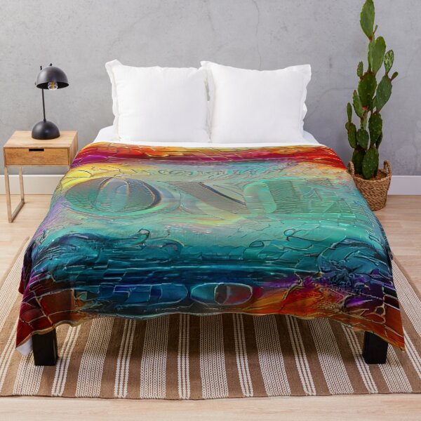 Item preview, Rainbow One-Dollar Bill | Colorful AI-Generated Art designed and sold by Canavas.