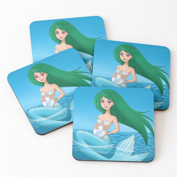 Item preview, Mermaid & Pearl designed and sold by VivOcean.