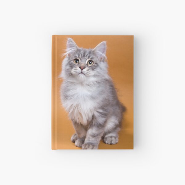 Item preview, Charming fluffy kitten Siberian cat designed and sold by utekhina.