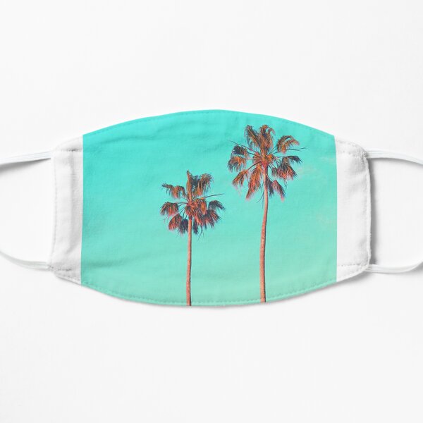 Narrabeen Palm Tree Sunset Flat Mask