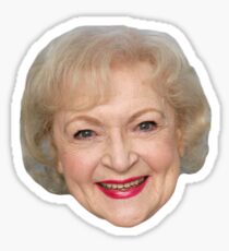 Betty Weiß Sticker