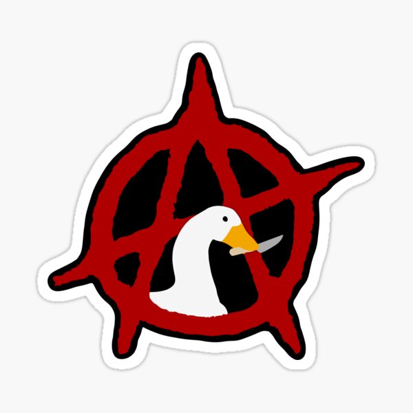 Oie de l'anarchie Sticker