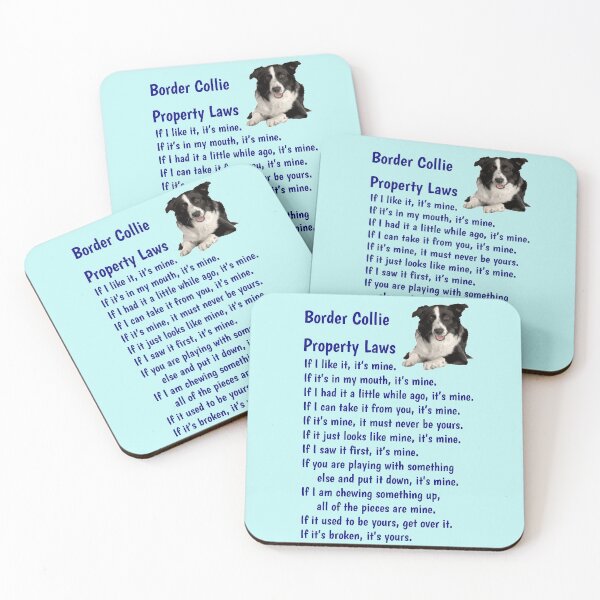 Item preview, Border Collie - property laws  designed and sold by thepetcellar.