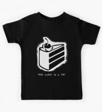 the cake is a lie! Kids Tee