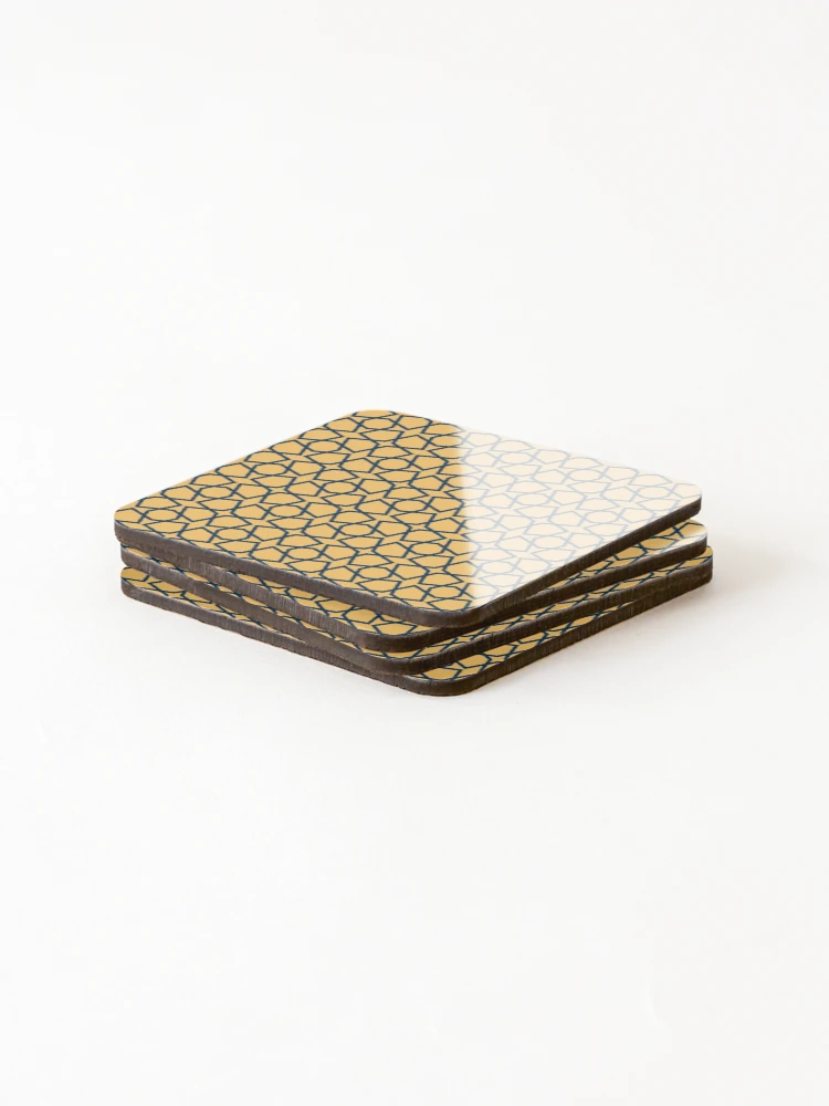 Thumbnail 4 of 5, Coasters (Set of 4), Geometric Islamic Seamless Pattern designed and sold by NeteDesign.