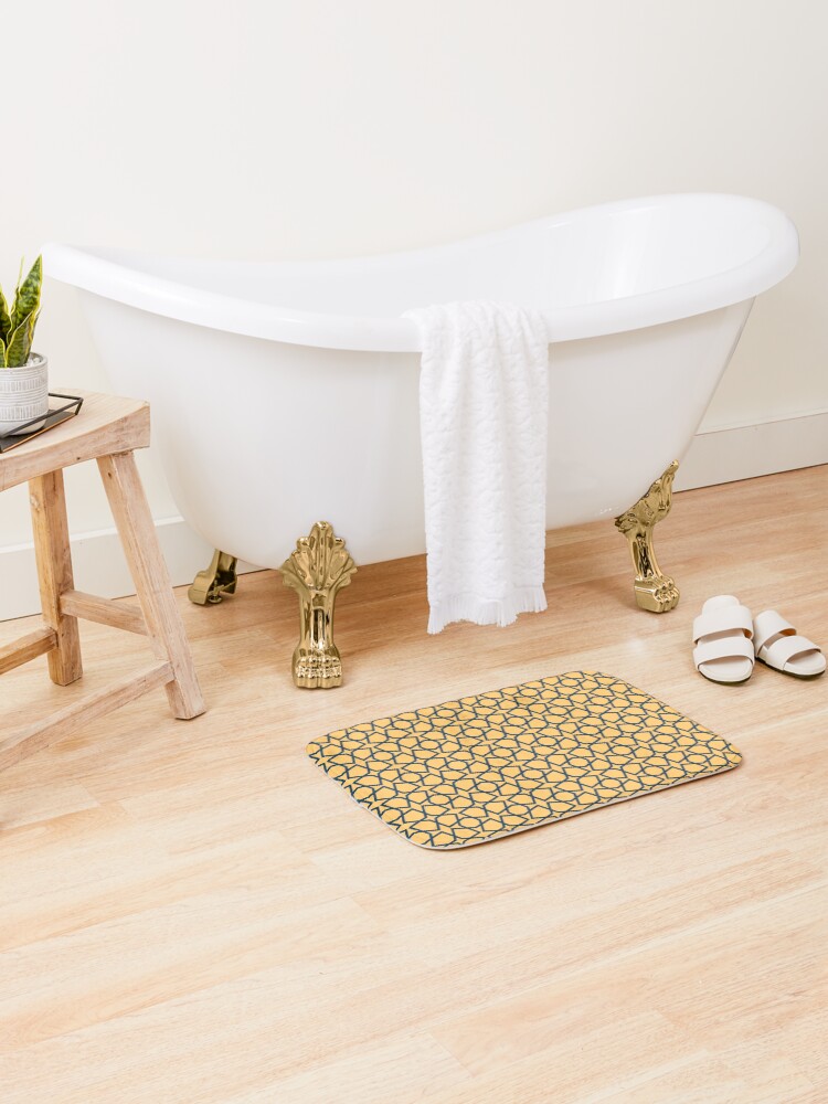Thumbnail 2 of 6, Bath Mat, Geometric Islamic Seamless Pattern designed and sold by NeteDesign.