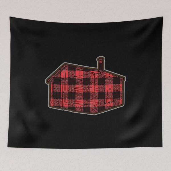 Item preview, Vintage Cabincore Aesthetic Rustic Plaid Cabin designed and sold by Ellie and Jack.