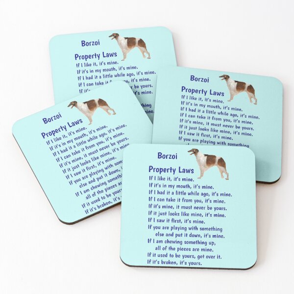 Item preview, Borzoi - property laws  designed and sold by thepetcellar.