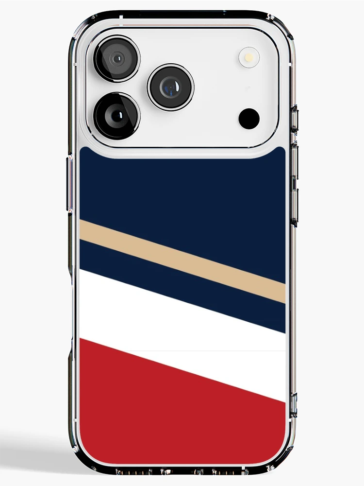Thumbnail 1 of 5, iPhone Case, Panthers Reverse Retro Pattern designed and sold by cd24-design.