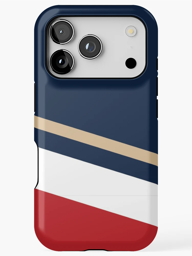 Thumbnail 1 of 4, iPhone Case, Panthers Reverse Retro Pattern designed and sold by cd24-design.