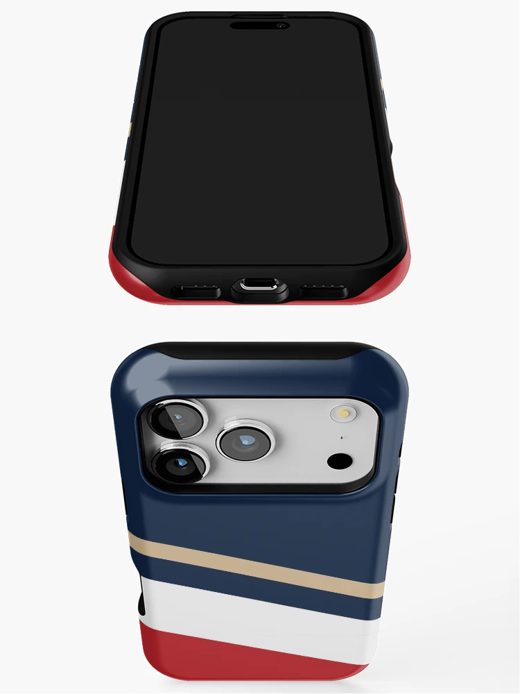 Thumbnail 3 of 4, iPhone Case, Panthers Reverse Retro Pattern designed and sold by cd24-design.