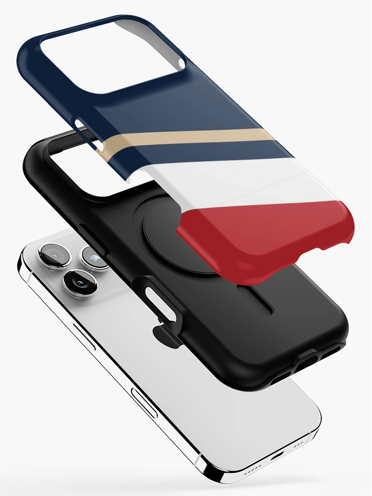 Thumbnail 2 of 4, iPhone Case, Panthers Reverse Retro Pattern designed and sold by cd24-design.
